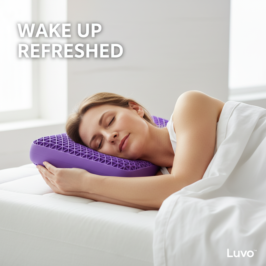 Luvo™ Ergonomic Grid Pillow